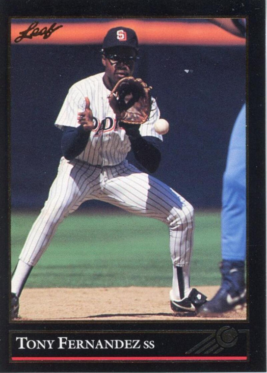 1992 Leaf Black Gold #187 Tony Fernandez NM-MT  San Diego Padres 