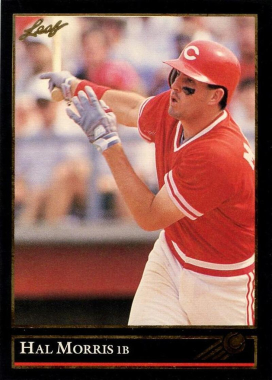 1992 Leaf Black Gold #205 Hal Morris NM-MT  Cincinnati Reds 