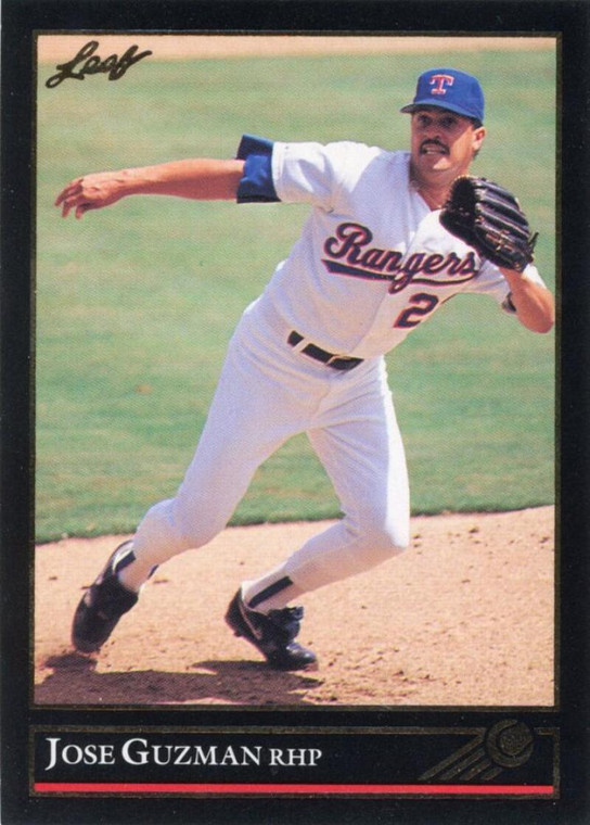 1992 Leaf Black Gold #222 Jose Guzman NM-MT  Texas Rangers 