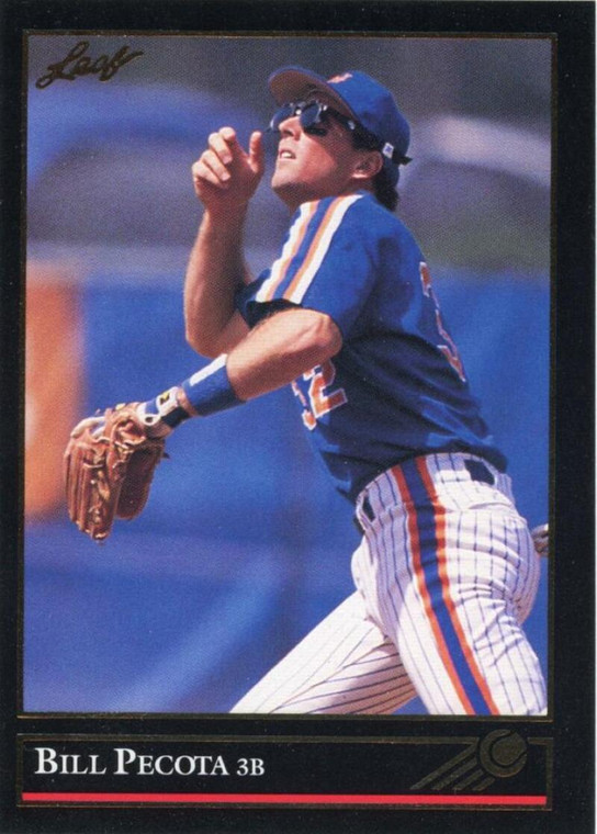 1992 Leaf Black Gold #244 Bill Pecota NM-MT  New York Mets 