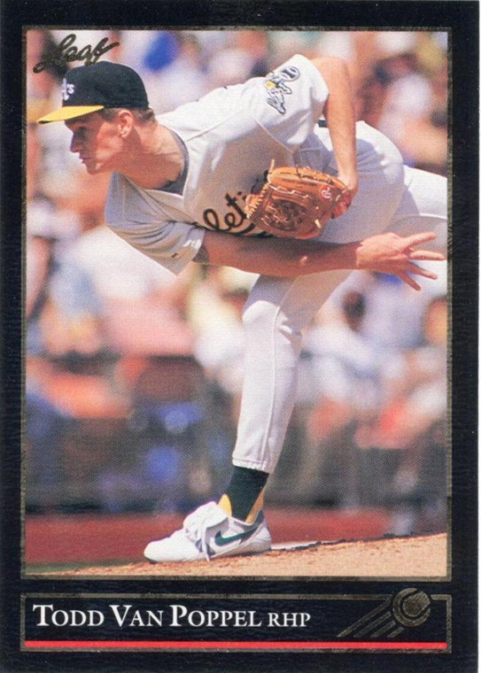 1992 Leaf Black Gold #248 Todd Van Poppel NM-MT  Oakland Athletics 