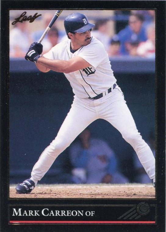 1992 Leaf Black Gold #259 Mark Carreon NM-MT  Detroit Tigers 