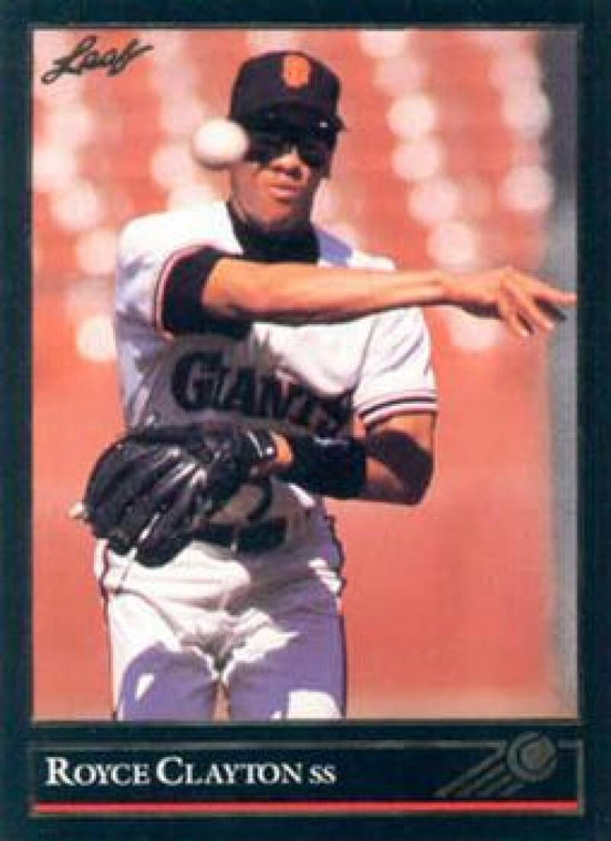 1992 Leaf Black Gold #272 Royce Clayton NM-MT  San Francisco Giants 