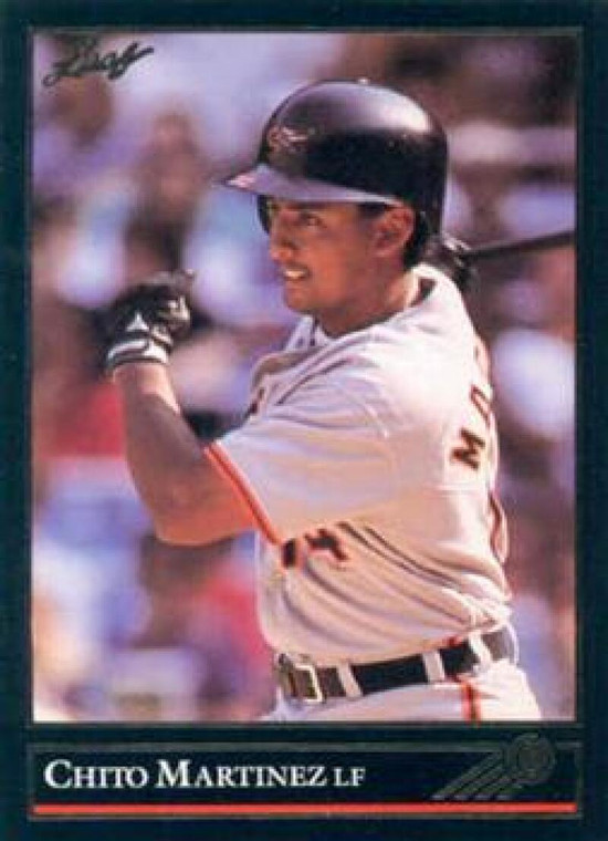 1992 Leaf Black Gold #300 Chito Martinez NM-MT  Baltimore Orioles 