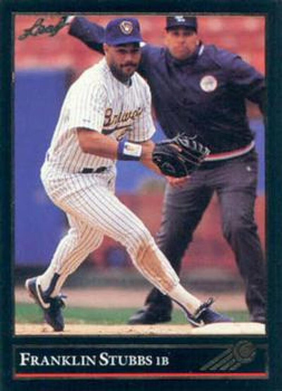 1992 Leaf Black Gold #328 Franklin Stubbs NM-MT  Milwaukee Brewers 