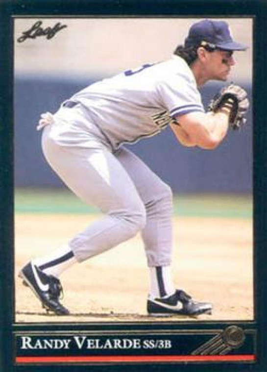 1992 Leaf Black Gold #368 Randy Velarde NM-MT  New York Yankees 