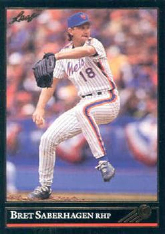 1992 Leaf Black Gold #376 Bret Saberhagen NM-MT  New York Mets 