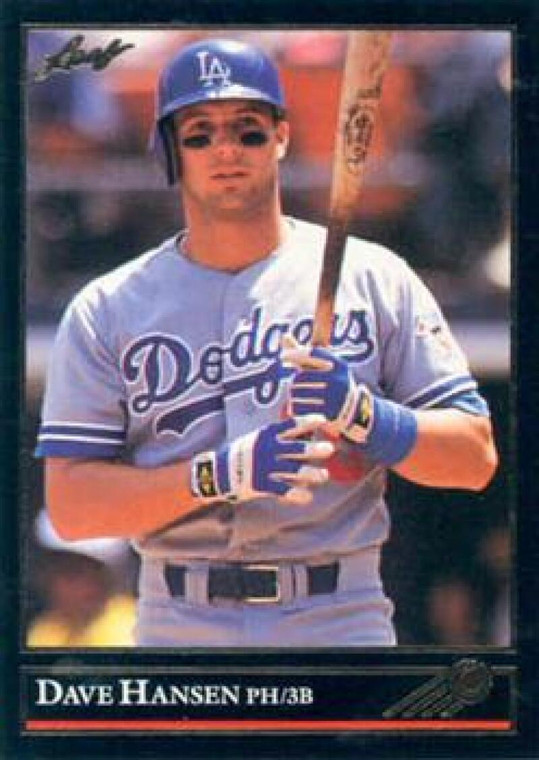 1992 Leaf Black Gold #389 Dave Hansen NM-MT  Los Angeles Dodgers 