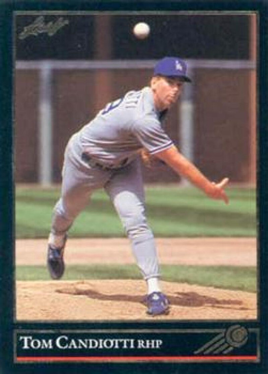 1992 Leaf Black Gold #409 Tom Candiotti NM-MT  Los Angeles Dodgers 
