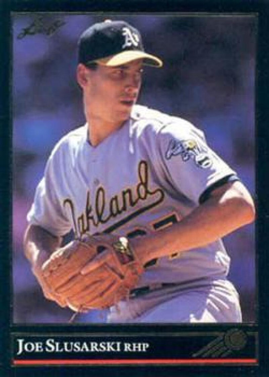 1992 Leaf Black Gold #431 Joe Slusarski NM-MT  Oakland Athletics 