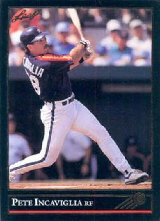1992 Leaf Black Gold #458 Pete Incaviglia NM-MT  Houston Astros 