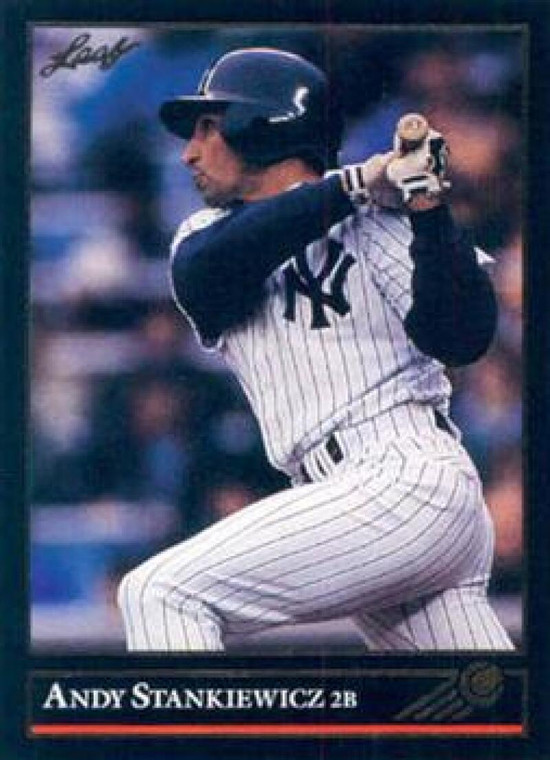 1992 Leaf Black Gold #470 Andy Stankiewicz NM-MT  New York Yankees 