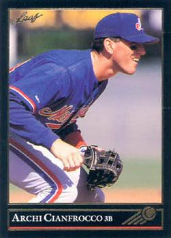 1992 Leaf Black Gold #493 Archi Cianfrocco NM-MT  Montreal Expos 