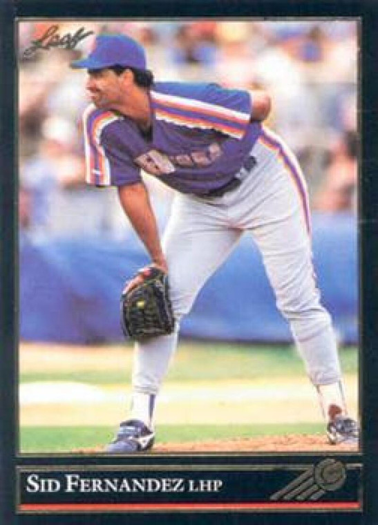 1992 Leaf Black Gold #519 Sid Fernandez NM-MT  New York Mets 