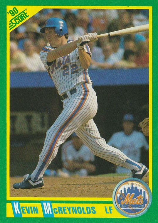 1990 Score #5 Kevin McReynolds VG New York Mets 