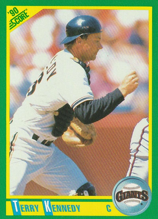 1990 Score #7 Terry Kennedy VG San Francisco Giants 