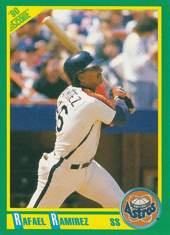 1990 Score #42 Rafael Ramirez VG Houston Astros 