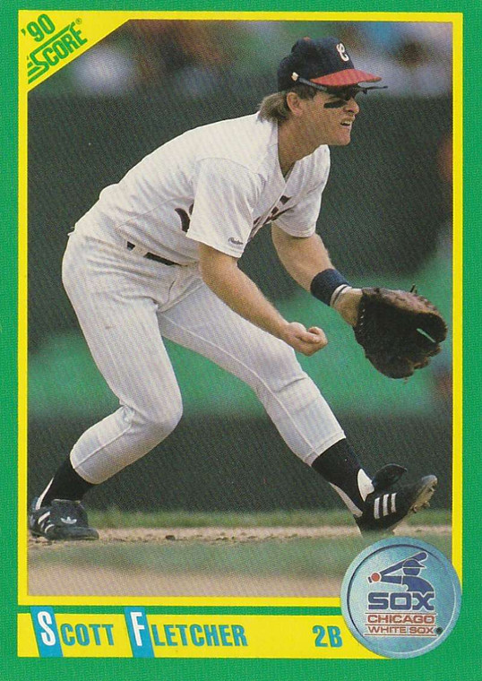 1990 Score #58 Scott Fletcher VG Chicago White Sox 