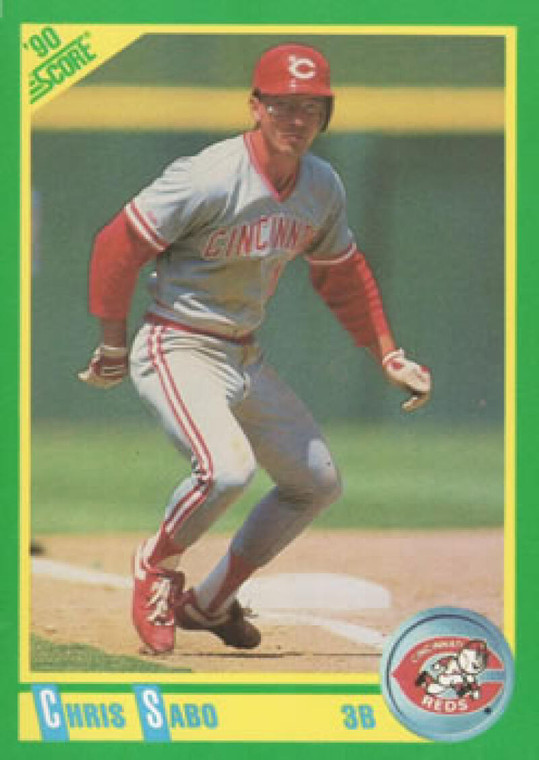 1990 Score #70 Chris Sabo VG Cincinnati Reds 