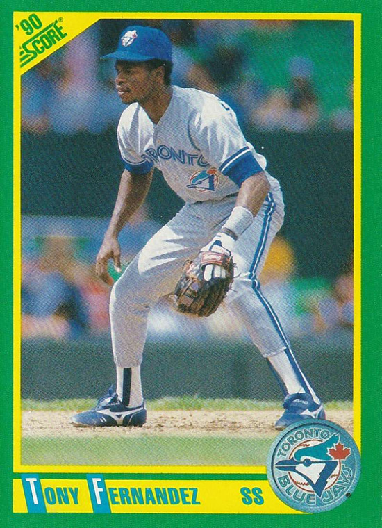 1990 Score #89 Tony Fernandez VG Toronto Blue Jays 