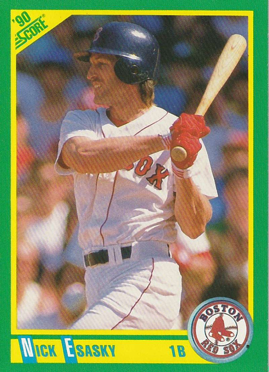 1990 Score #91 Nick Esasky VG Boston Red Sox 