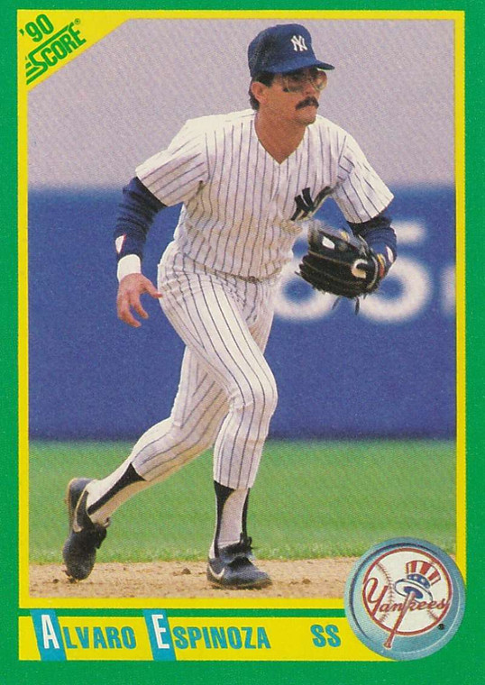 1990 Score #101 Alvaro Espinoza VG New York Yankees 