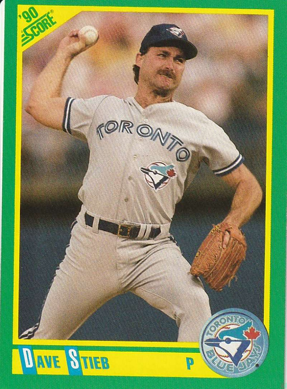 1990 Score #201 Dave Stieb VG Toronto Blue Jays 