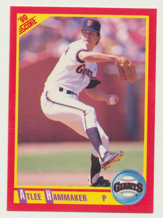 1990 Score #231 Atlee Hammaker VG San Francisco Giants 