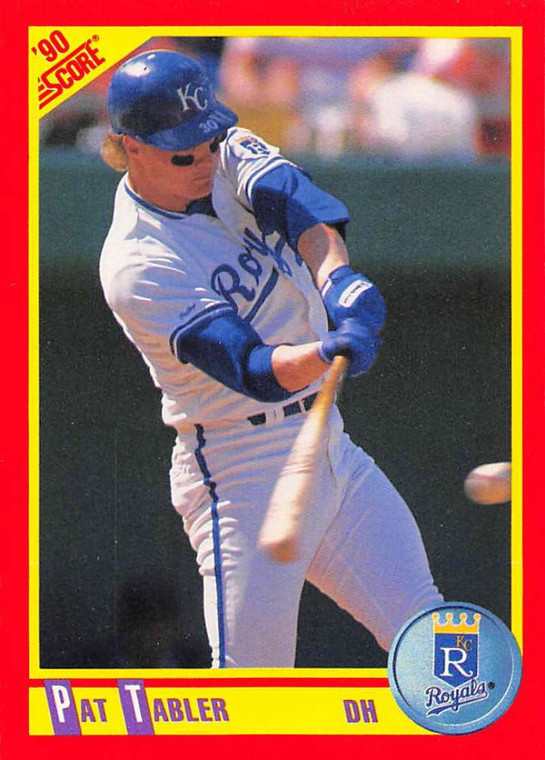 1990 Score #242 Pat Tabler VG Kansas City Royals 