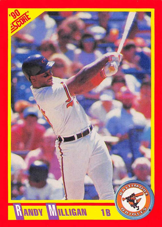 1990 Score #252 Randy Milligan VG Baltimore Orioles 