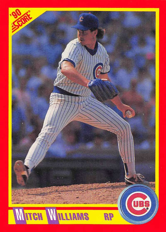 1990 Score #262 Mitch Williams VG Chicago Cubs 