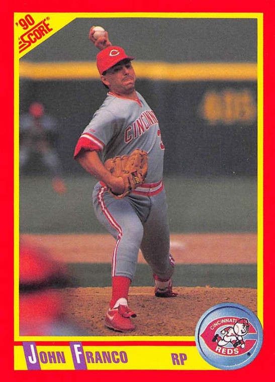 1990 Score #273 John Franco VG Cincinnati Reds 