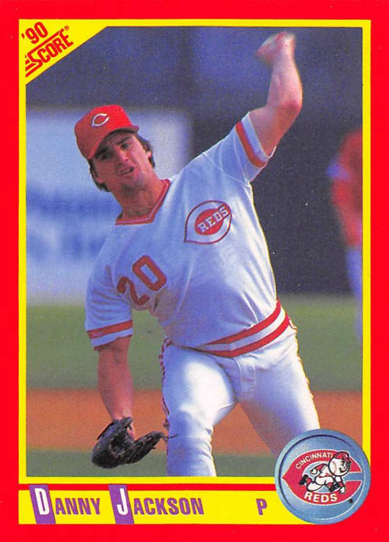 1990 Score #289 Danny Jackson VG Cincinnati Reds 