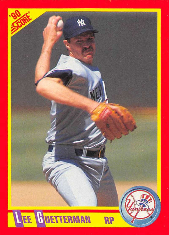 1990 Score #294 Lee Guetterman VG New York Yankees 