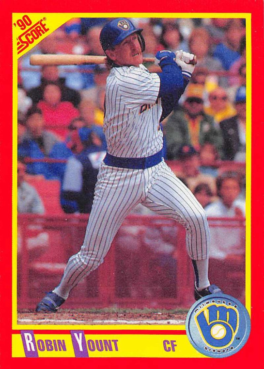 1990 Score #320 Robin Yount VG Milwaukee Brewers 