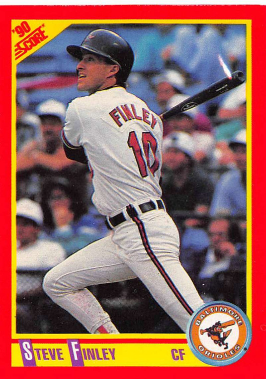 1990 Score #339 Steve Finley VG Baltimore Orioles 