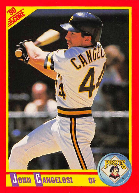 1990 Score #367 John Cangelosi VG Pittsburgh Pirates 