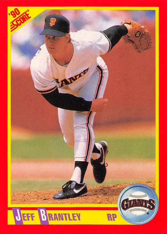 1990 Score #371 Jeff Brantley VG San Francisco Giants 
