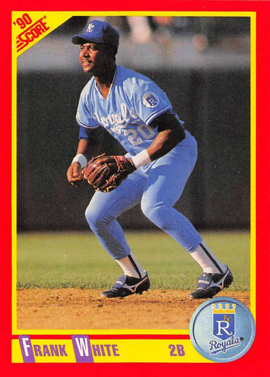 1990 Score #372 Frank White VG Kansas City Royals 