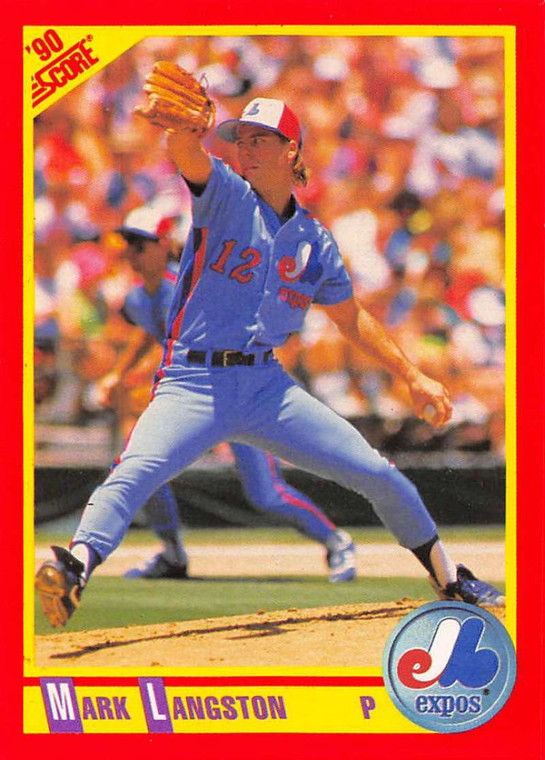 1990 Score #401 Mark Langston VG Montreal Expos 