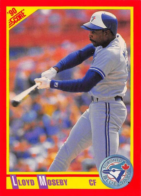 1990 Score #404 Lloyd Moseby VG Toronto Blue Jays 