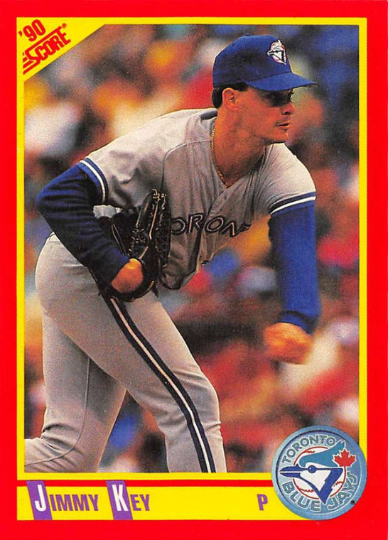 1990 Score #407 Jimmy Key VG Toronto Blue Jays 