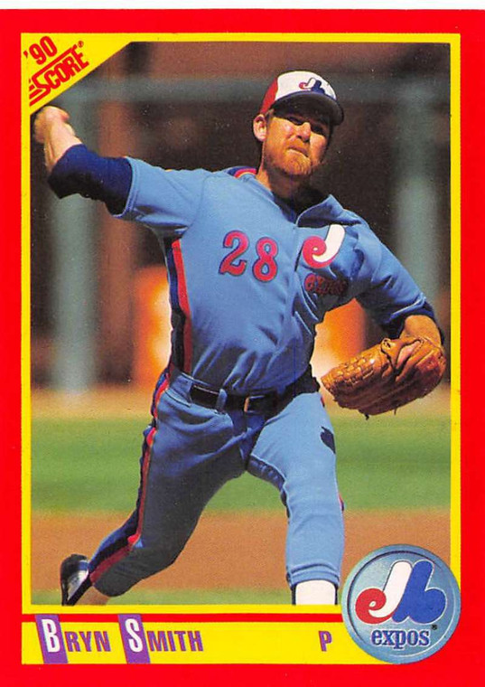 1990 Score #419 Bryn Smith VG Montreal Expos 