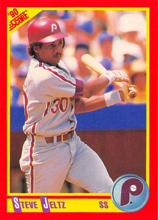 1990 Score #421 Steve Jeltz VG Philadelphia Phillies 