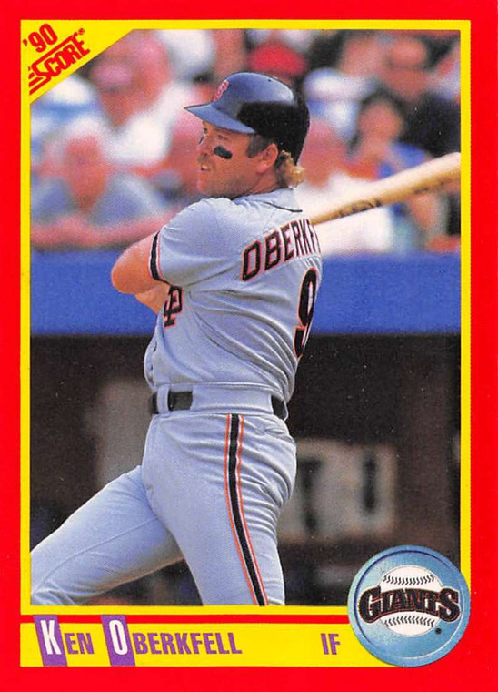 1990 Score #422 Ken Oberkfell VG San Francisco Giants 