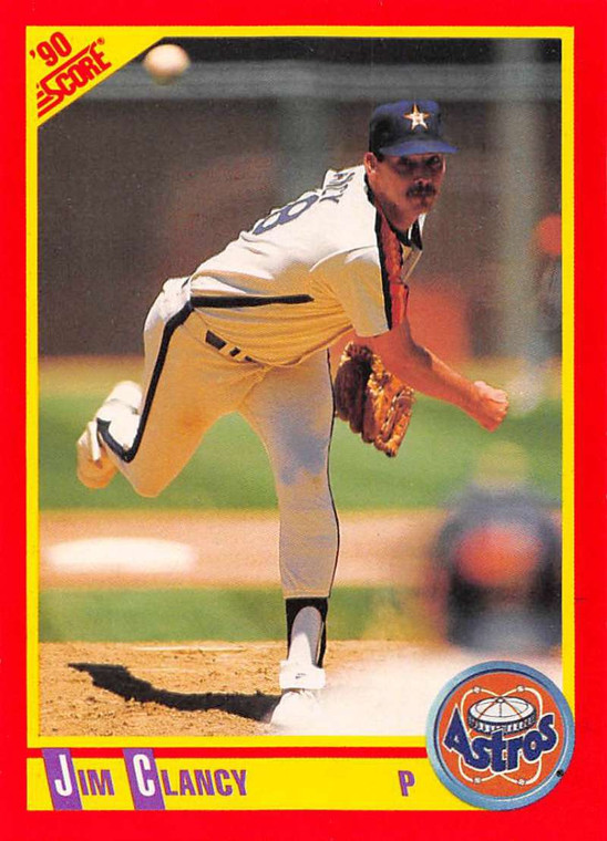 1990 Score #424 Jim Clancy VG Houston Astros 