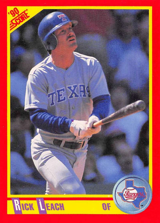 1990 Score #426 Rick Leach VG Texas Rangers 