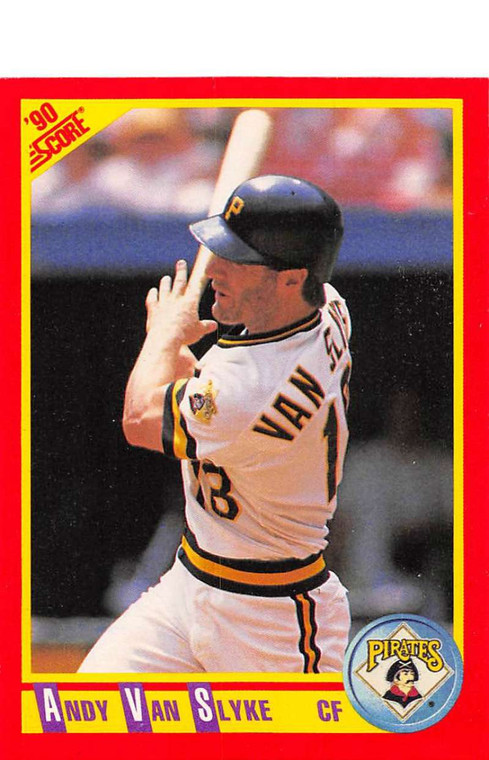 1990 Score #440 Andy Van Slyke VG Pittsburgh Pirates 