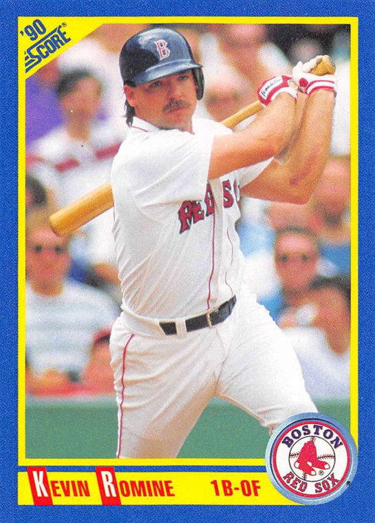 1990 Score #458 Kevin Romine VG Boston Red Sox 