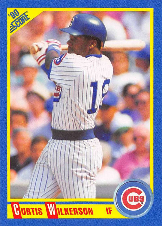 1990 Score #474 Curtis Wilkerson VG Chicago Cubs 